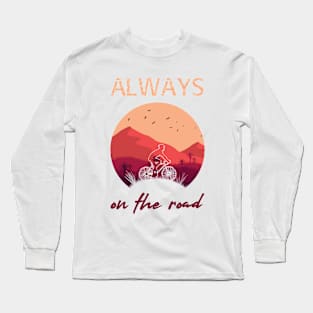 Always on the road - Cycle Long Sleeve T-Shirt